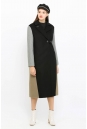 Женское пальто из текстиля с воротником 8011723-2