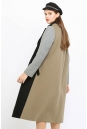 Женское пальто из текстиля с воротником 8011723-4