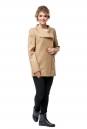 Женское пальто из текстиля с воротником 8011981-2