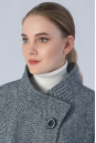Женское пальто из текстиля с воротником 8013051-4