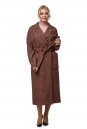 Женское пальто из текстиля с воротником 8013624