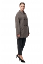 Женское пальто из текстиля с воротником 8014344-2