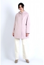 Женское пальто из текстиля с капюшоном 8015370
