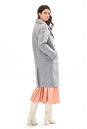 Женское пальто из текстиля с воротником 8015883-3