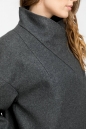 Женское пальто из текстиля с воротником 8015888-4