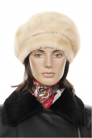 Шапка женская из норки