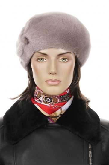Шапка женская из норки