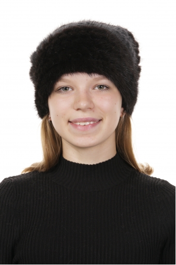 Шапка женская из норки