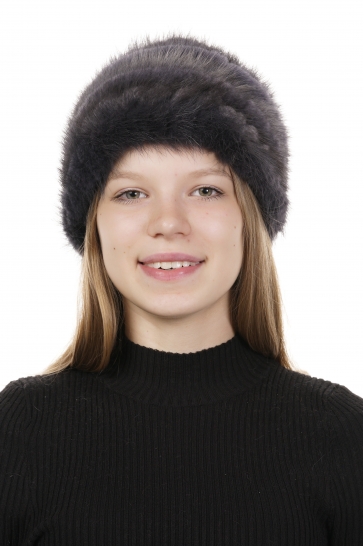Шапка женская из норки