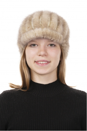 Шапка женская из норки