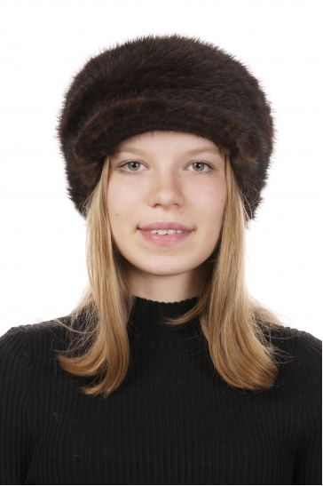 Шапка женская из норки