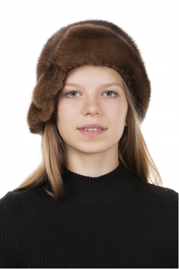 Шапка женская из норки