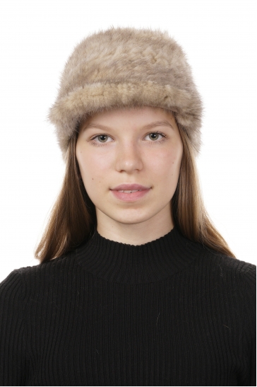 Шапка женская из норки
