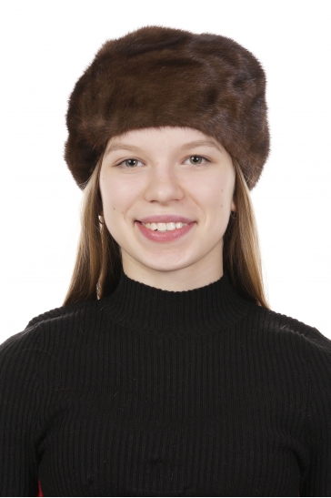 Шапка женская из норки
